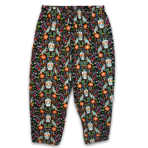 Chefwear Other - Chefwear Baggy Pants Sugar Skull Elastic Waist Drawstring Size 2X